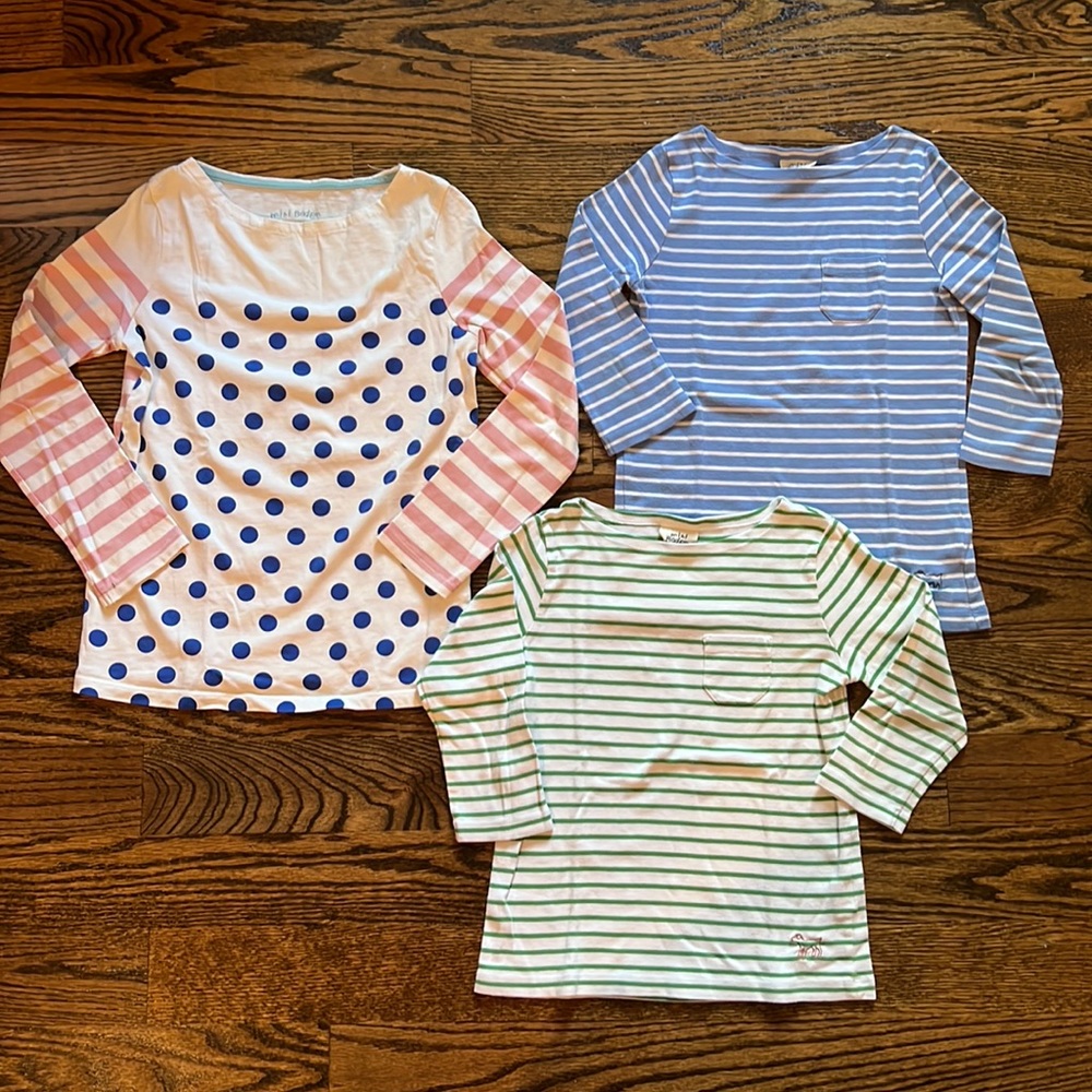 Mini Boden girls cotton tees